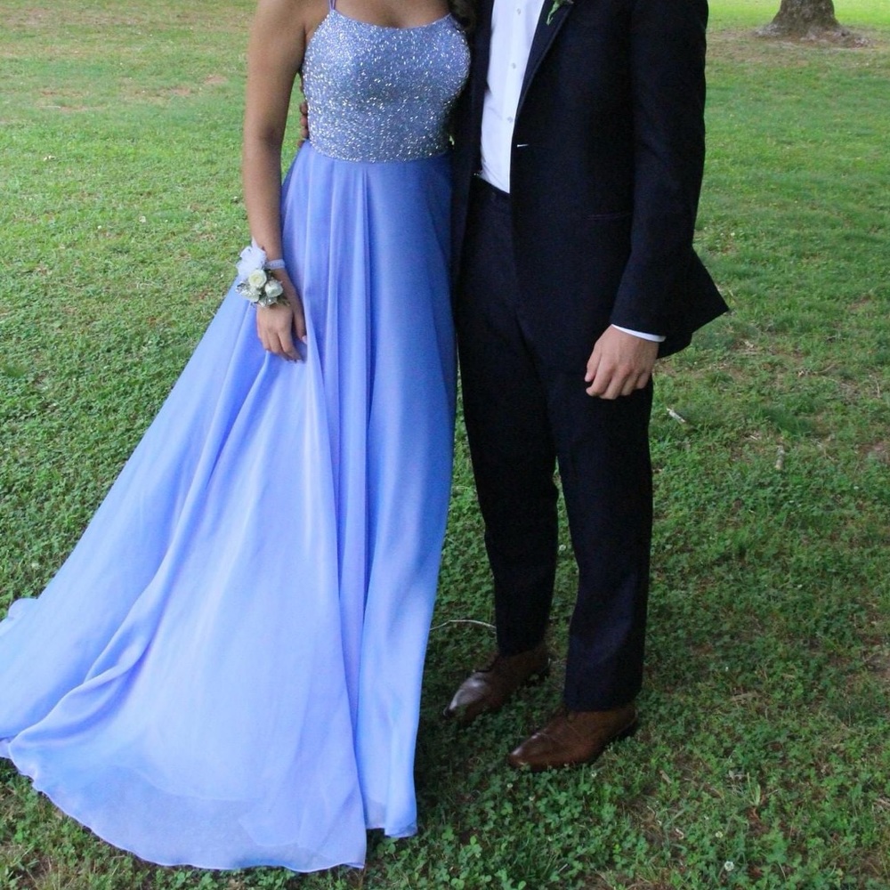 Sherri Hill periwinkle size 2